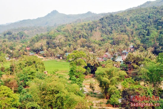 Bản Nhôn Mai (trung tâm xã Nhôn Mai- Tương Dương) đã