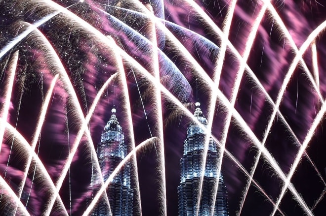 Khung cảnh rực rỡ tại Malaysia. Ảnh: AFP