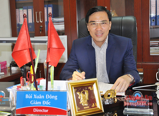 Ông Bùi Xuân Đông - Giám đốc Vietinbank Chi nhánh Nghệ An