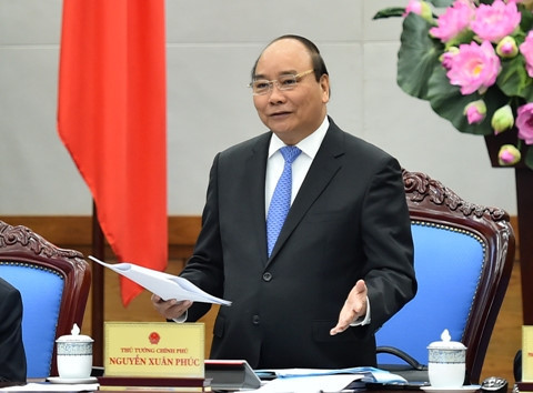 Thủ tướng Nguyễn Xuân Phúc chủ trì Hội nghị Chính phủ với các địa phương ngày 28-29/12. Ảnh: VGP.