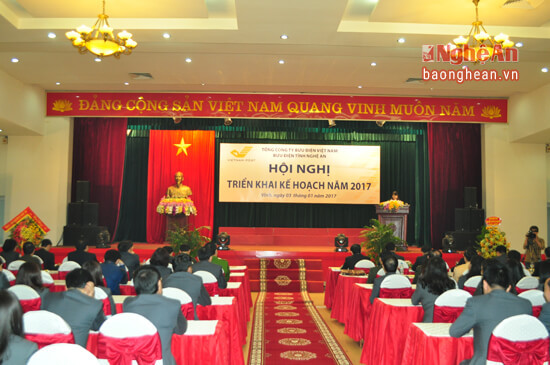 Hội nghị triển khai kế hoạch năm 2017 của Bưu điện tỉnh Nghệ An