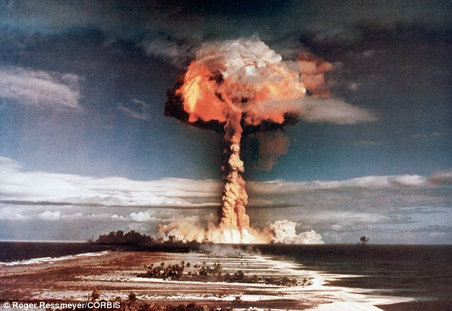Một vụ thử bom hạt nhân trong giai đoạn những năm 1950.