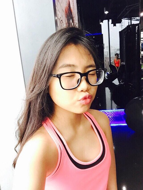 Thời gian rảnh rỗi, Phương Mỹ Chi đến phòng tập gym.