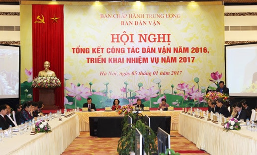 Quảng cảnh hội nghị tại Hà Nội. Ảnh daidoanket.vn