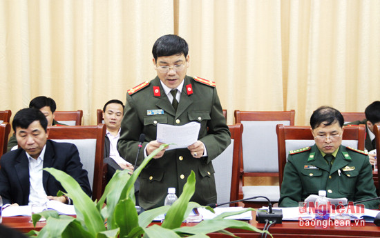 Đại tá Lê Khắc Thuyết, Phó Giám đốc Công an Tỉnh 