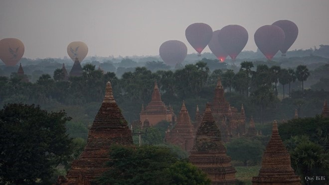 Đến thăm đất nước vạn đền, bạn có thể tham quan chùa vàng Swedagon, hòn đá vàng Golden Rock, chùa vàng Shwezigon, làng Inhwa, cầu Ubein… Ảnh: Ngọc Quý.