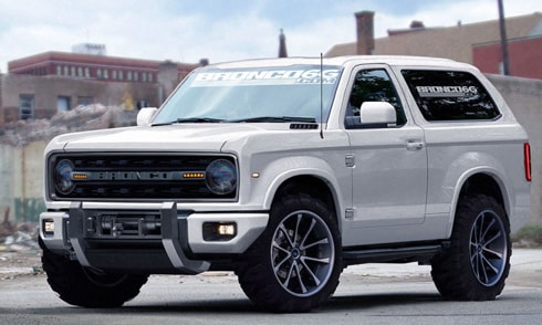 Ford Bronco qua ảnh phác thảo của người hâm mộ. Ảnh: Roadandtrack.