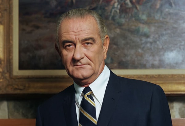 Lyndon Baines Johnson, là Tổng thống Hoa Kỳ thứ 36, tại vị trong giai đoạn 1963–1969. Trước đó, ông đảm nhiệm chức vụ Phó Tổng thống Hoa Kỳ thứ 37 trong giai đoạn 1961–1963