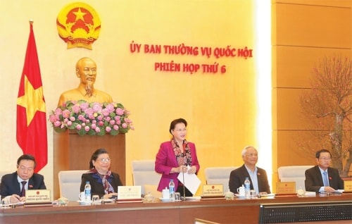 Chủ tịch Quốc hội Nguyễn Thị Kim Ngân phát biểu khai mạc phiên họp