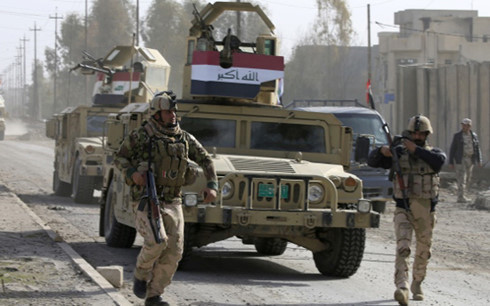Lực lượng Iraq làm nhiệm vụ ở Mosul. (Ảnh: Reuters)