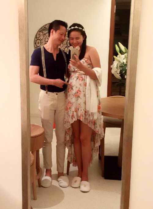 Phan Như Thảo được chồng đại gia quan tâm, săn sóc khi mang bầu