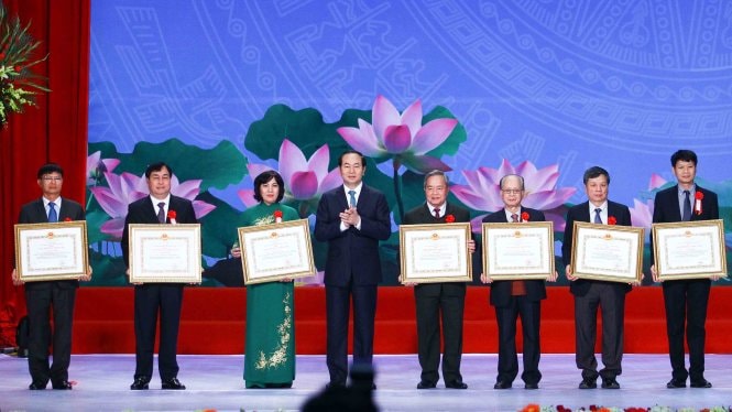 Trao 'Nobel Việt Nam' cho 16 công trình khoa học công nghệ 