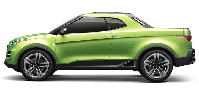 Biến thể bán tải có kích thước thiết kế nhỉnh hơn so với bản crossover Creta