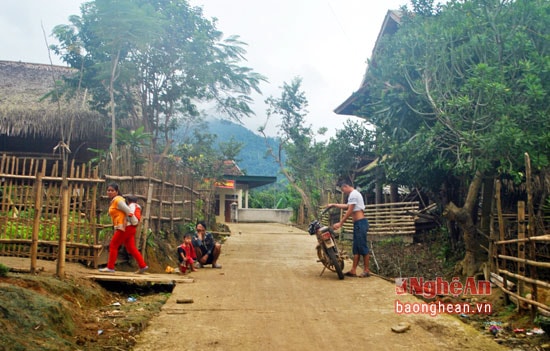 Đã cận tết nhưng bản làng vẫn khá vắng lặng. Nhiều người vẫn đang hái lượm ở một cánh rừng nào đó