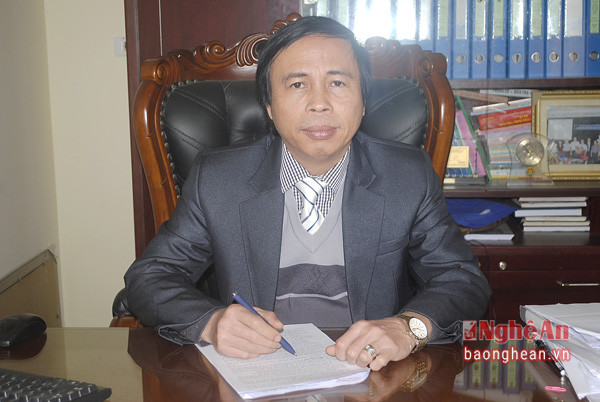 Đồng chí Phạm Văn Hóa- Phó Bí thư Huyện uỷ Chủ tịch UBND huyện Tân Kỳ.