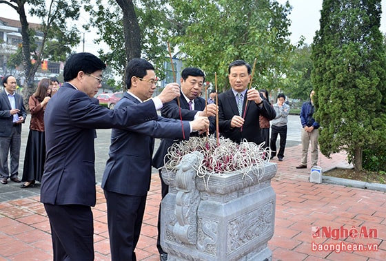 Các đồng chí lãnh đạo tỉnh 