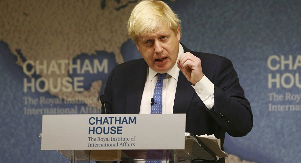 Ngoại trưởng Anh Borris Johnson. Ảnh: Reuters.