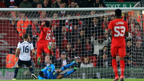 Trên sân Anfield, Tottenham luôn lép vế trước Liverpool 