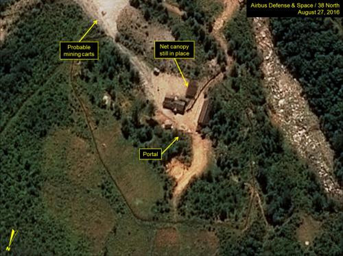 Ngày 25/5/2009: CHDCND Triều Tiên tiến hành thử vũ khí hạt nhân tại khu vực Punggye-ri. Vụ thử này được tiến hành trong lòng đất với đương lượng nổ xấp xỉ 20 kiloton; đồng thời CHDCND Triều Tiên cũng phóng thử tên lửa đất đối không có bán kính hoạt động 80 km.Hình ảnh vệ tinh cho thấy các hoạt động tại bãi thử hạt nhân Punggye-ri của Triều Tiên. Reuters/TTXVN