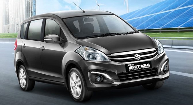 Kiểu dáng thiết kế của Suzuki Ertiga diesel không có nhiều khác biệt so với phiên bản máy xăng