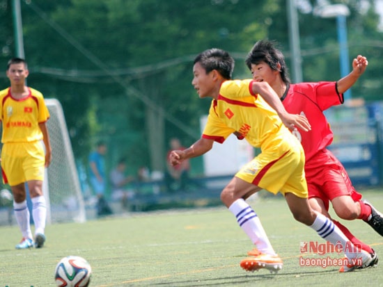 Năm 2014, các cầu thủ U13 SLNA được chọn làm đại diện cho bóng đá trẻ Việt Nam có chuyến du đấu thành công tại Nhật Bản