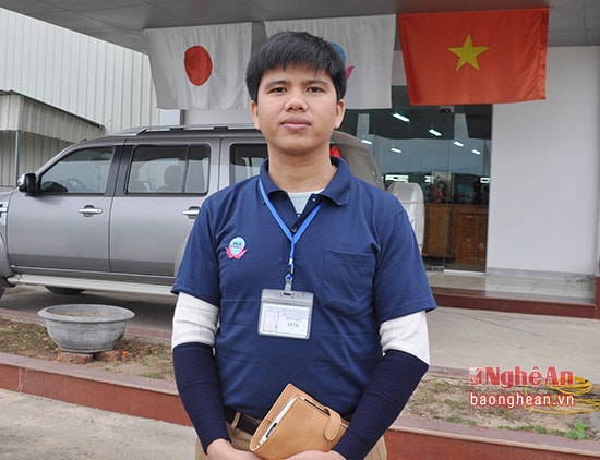 Anh Phan Văn Đức – Trợ lý giám đốc Công ty TNHH MLB TENERGY Nhật Bản. Ảnh: Việt Phương