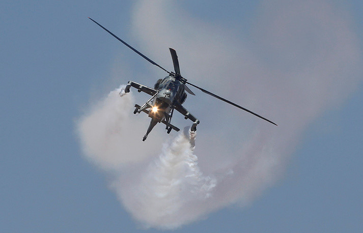 Một chiếc trực thăng Dhruv của Không quân Ấn Độ. Ảnh: AP