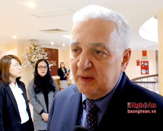 Ông David Richard Nardone - Giám đốc điều hành Công ty Hamaraj. Ảnh: Nguyên Sơn.
