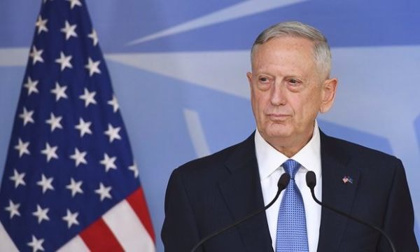 Bộ trưởng Quốc phòng Mỹ James Mattis ra “tối hậu thư” cho NATO tại cuộc họp ở Brussels.Ảnh: Isopix