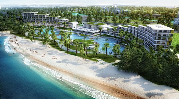 Resort Bắc tiến, Sầm Sơn do FLC đầu tư. Ảnh Flc