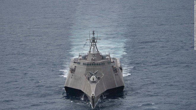 Chương trình tàu chiến ven biển LCS bị chỉ trích lãng phí, trong khi năng lực chiến đấu kém. Ảnh: CNN