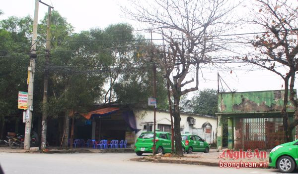 Mặt bám đường Phan Đăng Lưu thuộc thửa đất số 8 của gia đình bà Hồ Thị Tý (quán bia).