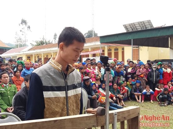 Bí cáo Lương Văn Đại, tái phạm lần 2 nên bị HĐXX tuyên phạt 30 tháng tù giam. Ảnh: Lữ Phú.