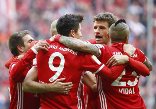 Bayern thẳng tiến tới chức vô địch Bundesliga. Ảnh: Internet.