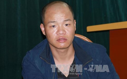 Đối tượng Nguyễn Sơn Hà tại cơ quan công an tỉnh Sơn La. 