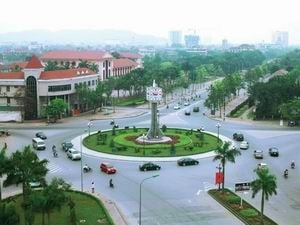 Một góc thành phố Vinh, tỉnh Nghệ An.