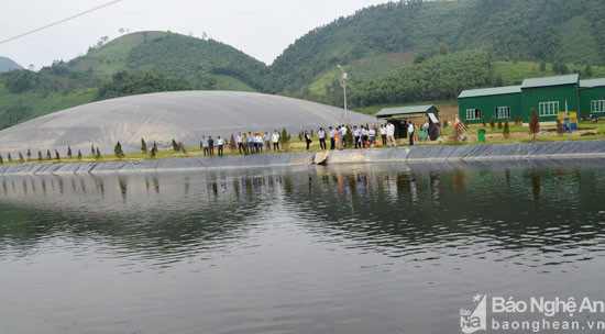 Dây chuyển sản xuất tại Nhà máy của Công ty TNHH chế biến nông sản Hoa Sơn được đầu tư hàng trăm tỷ đồng. Đây cũng là dự án Nhà máy chế biến tinh bột sắn được tỉnh đặt nhiều kỳ vọng. Ảnh: Lương Mai