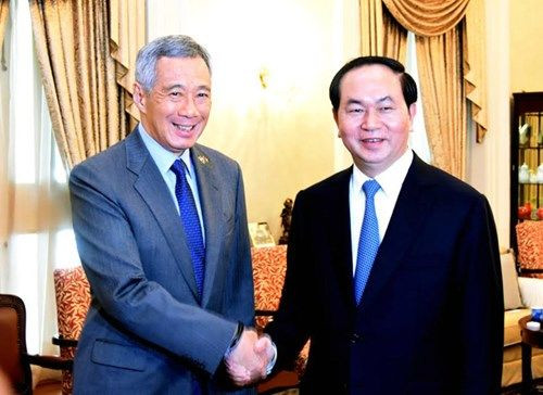 Thủ tướng Singapore Lý Hiển Long nhân chuyến thăm cấp Nhà nước tới Singapore từ 28 đến 30/8/2016.