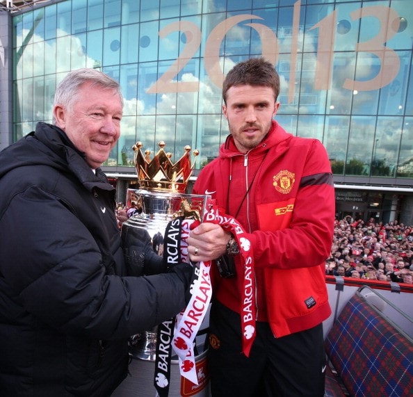 Michael Carrick là một trong những cầu thủ thi đấu thành công dưới sự dẫn dắt của Sir Alex Ferguson. Ảnh: Getty Images.