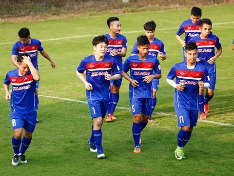 Tuyển Việt Nam chỉ tập 1 tiếng, có dấu hiệu mệt mỏi.