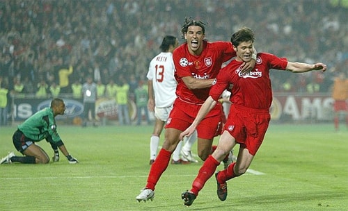 Alonso là người ghi bàn gỡ hòa 3-3 cho Liverpool trong trận đấu kinh điển ở chung kết Champions League 2005 gặp AC Milan.