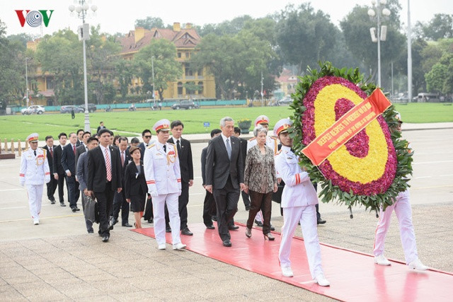 Đây là lần thứ 3 Thủ tướng Lý Hiển Long đến Việt Nam.