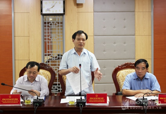 Đồng chí Hồ Phúc Hợp - Ủy viên Ban Thường vụ Tỉnh ủy, Trưởng ban Tuyên giáo Tỉnh ủy, Trưởng ban Văn hóa - Xã hội HĐND tỉnh
