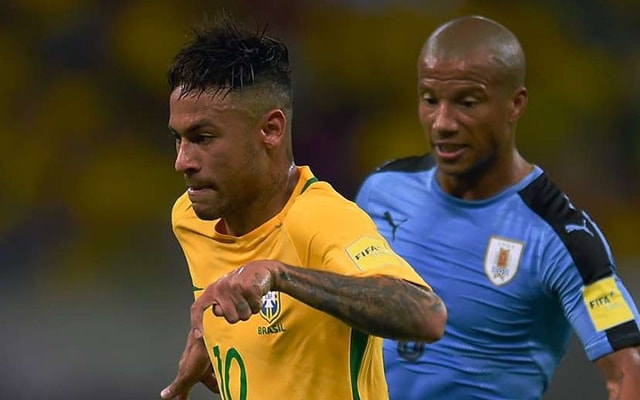 Neymar tiền đạo của Brazil là 1 trong 4 cầu thủ Selecao trong đội hình xuất sắc nhất khu vực Nam Mỹ ở thời điểm hiện tại, do GOAL bầu chọn. Ảnh: Internet