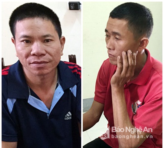 Vượng và Tiến. Ảnh: Nguyên Hưng