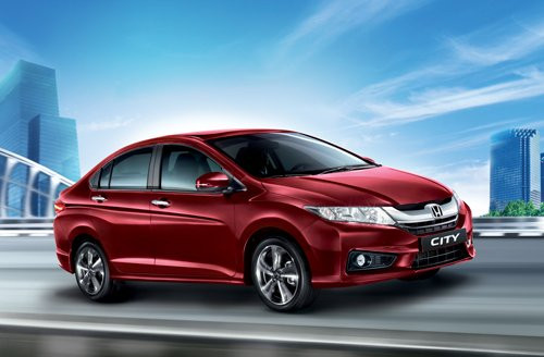 Chiếc xe ô tô mới Honda City có thiết kế góc cạnh và thể thao. Ảnh minh họa