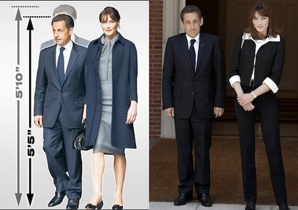 Tổng thống Nicolas Sarkozy đi kéo dài chân.