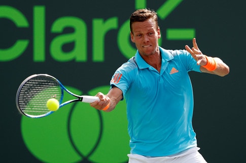 Berdych đã có trận đấu rất hay trước Federer. Ảnh: Reuters