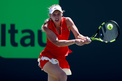 Wozniacki đã tạo ra bất ngờ ở vòng bán kết. Ảnh: Reuters
