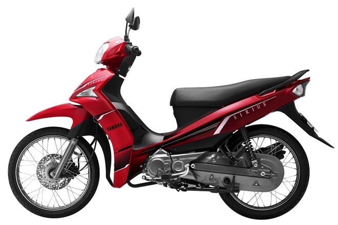 Chiếc xe máy cũ Sirius sở hữu kiểu dáng thể thao, trẻ trung và gọn gàng. Ảnh minh họa